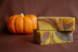 Gaia pumpkin spice soap by Andrea Badgley