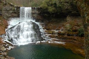Cascades waterfall near Blacksburg, VA, January 2013 by Andrea Badgley at Butterfly Mind