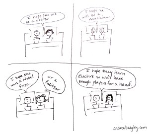 Euchre cartoon drawing at andreabadgley.com