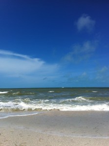 Blue sky over Gulf of Mexico after Tropical Storm Andrea on andreabadgley.com