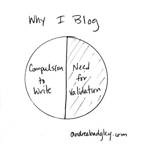 I blog for the comments pie chart on andreabadgley.com