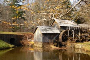 Mabry Mill, Blue Ridge Parkway, Floyd County, VA. Photograph by Andrea Badgley at Butterfly mind