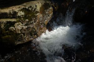 Waterfall froth in sunlight, Cascades by Andrea Badgley on Butterfly Mind