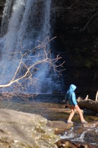 Fording the stream, Cascades by Andrea Badgley on Butterfly Mind