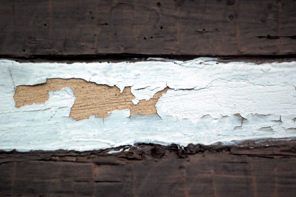 peeling paint