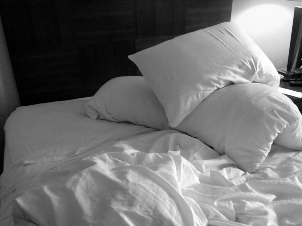 pillows hotel bed by Andrea Badgley on Butterfly Mind