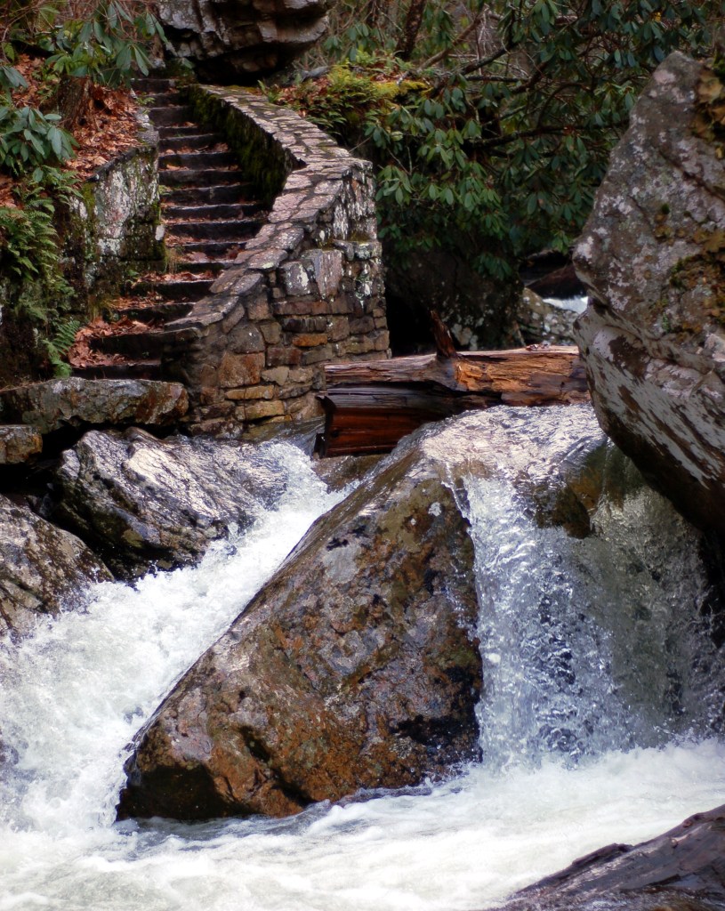 stairs and stream