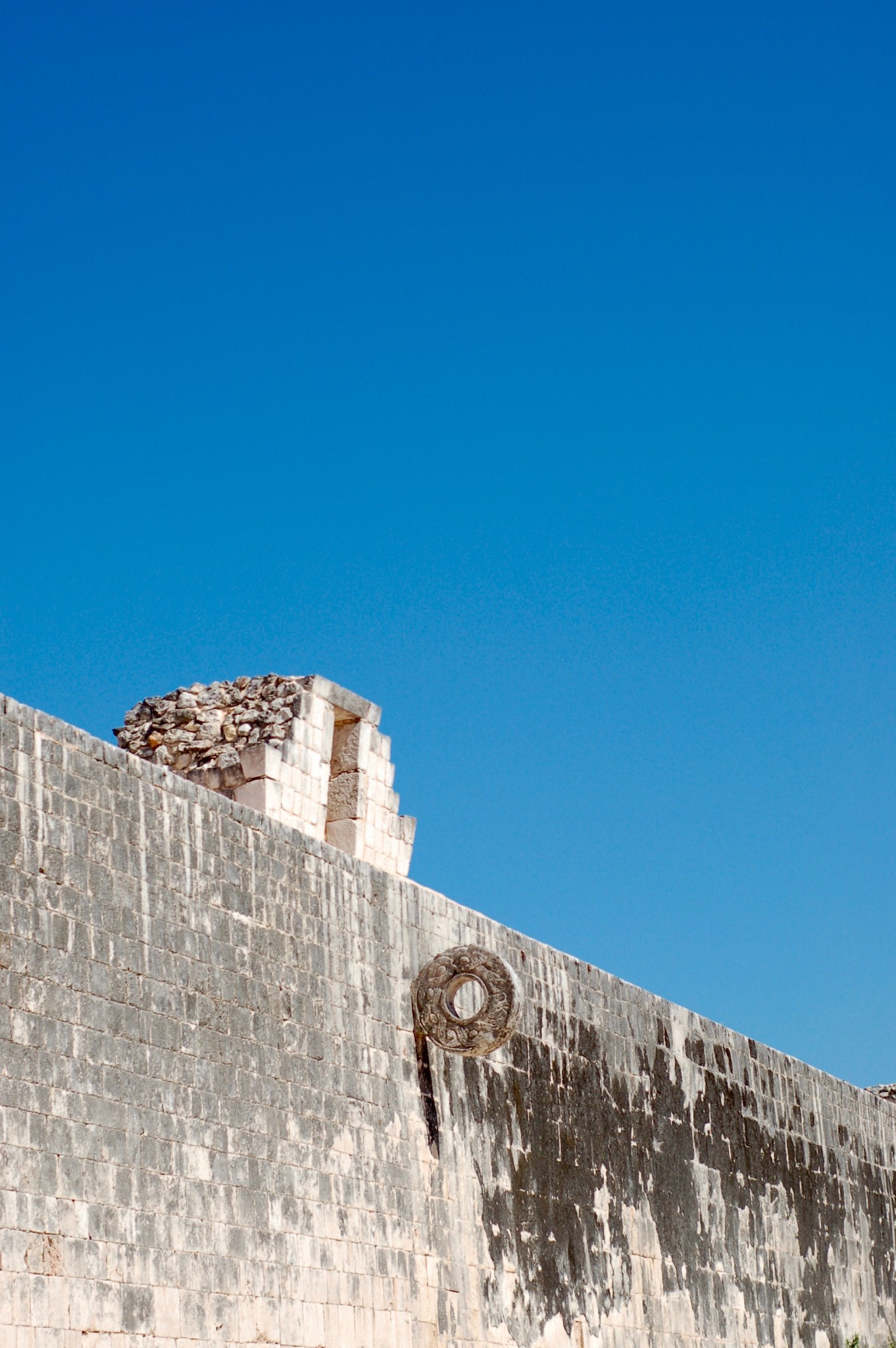 Ring 9m from floor of ball court at Chichen Itza