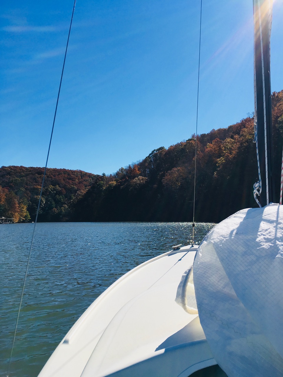 ready to hoist sail claytor lake november