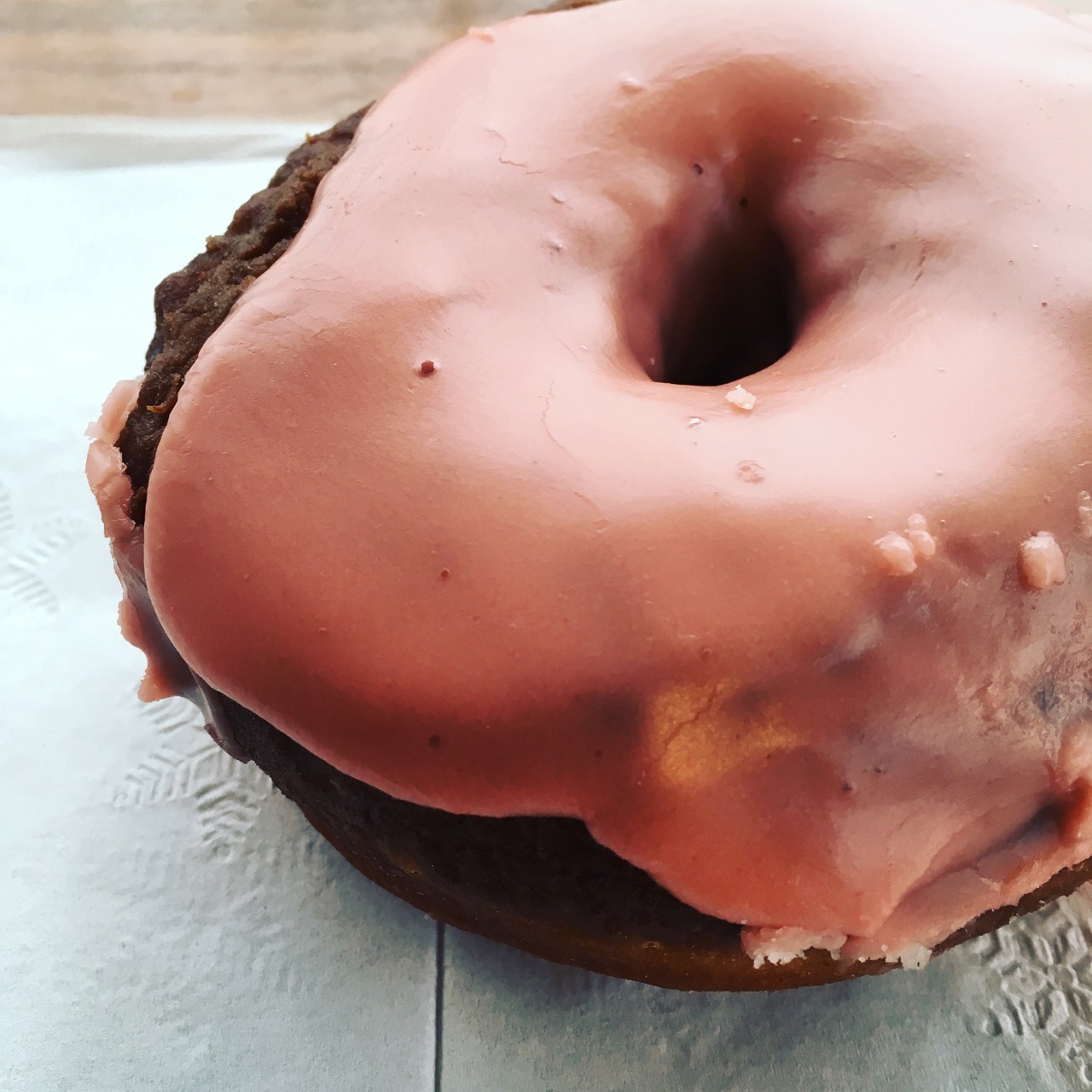 blood orange donut