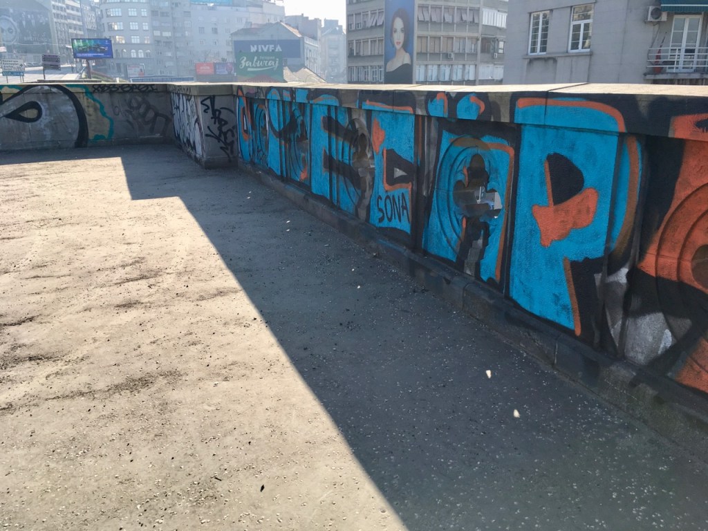 graffiti on the bridge
